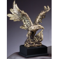 Eagle Award - #Gold Eagle Perched 11"